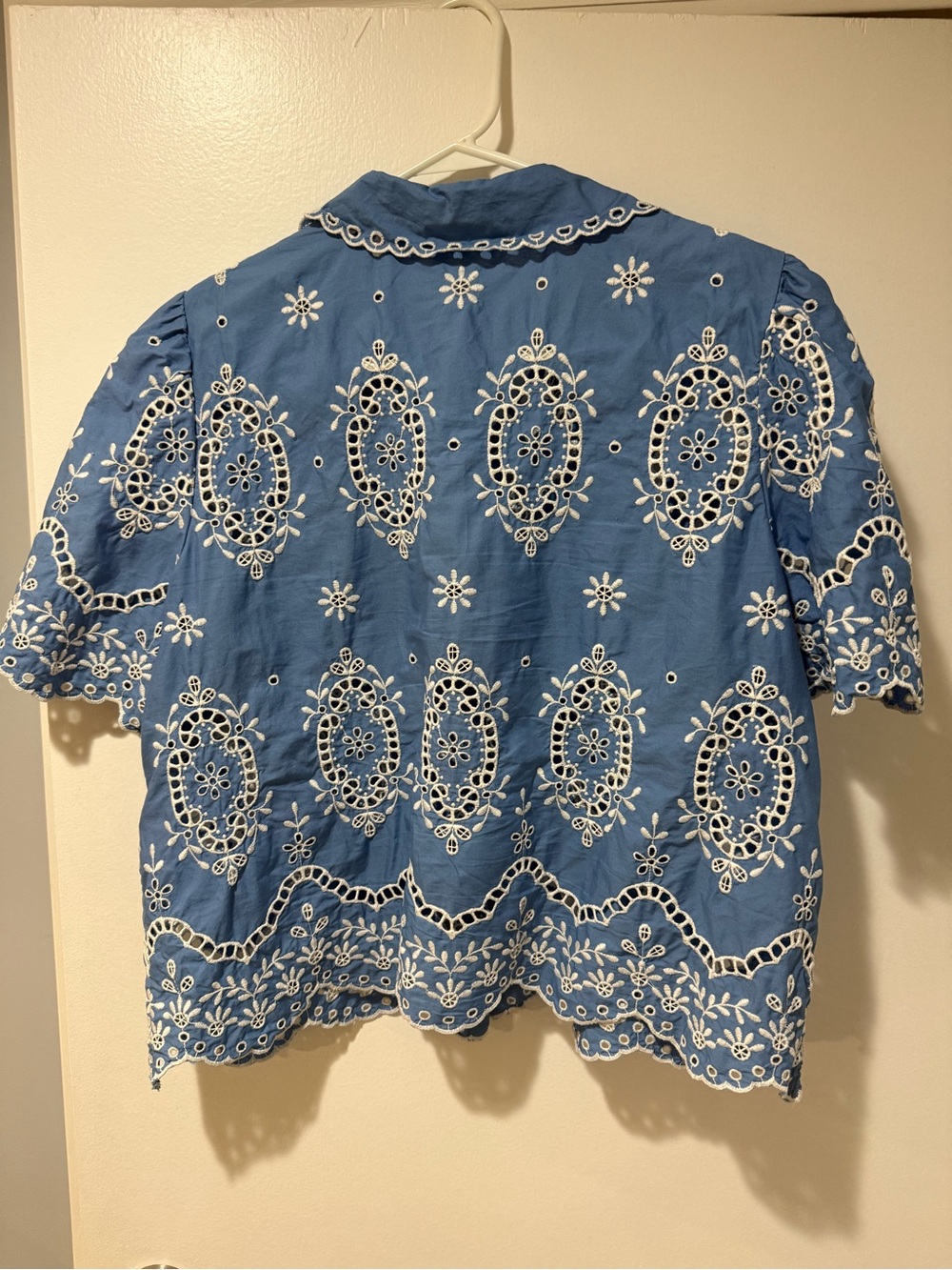 Sezane Elvira Blouse in blue - Picture 4 of 5